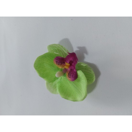 Головка орхидеи 7 см цв. зеленый, цена за 1 шт